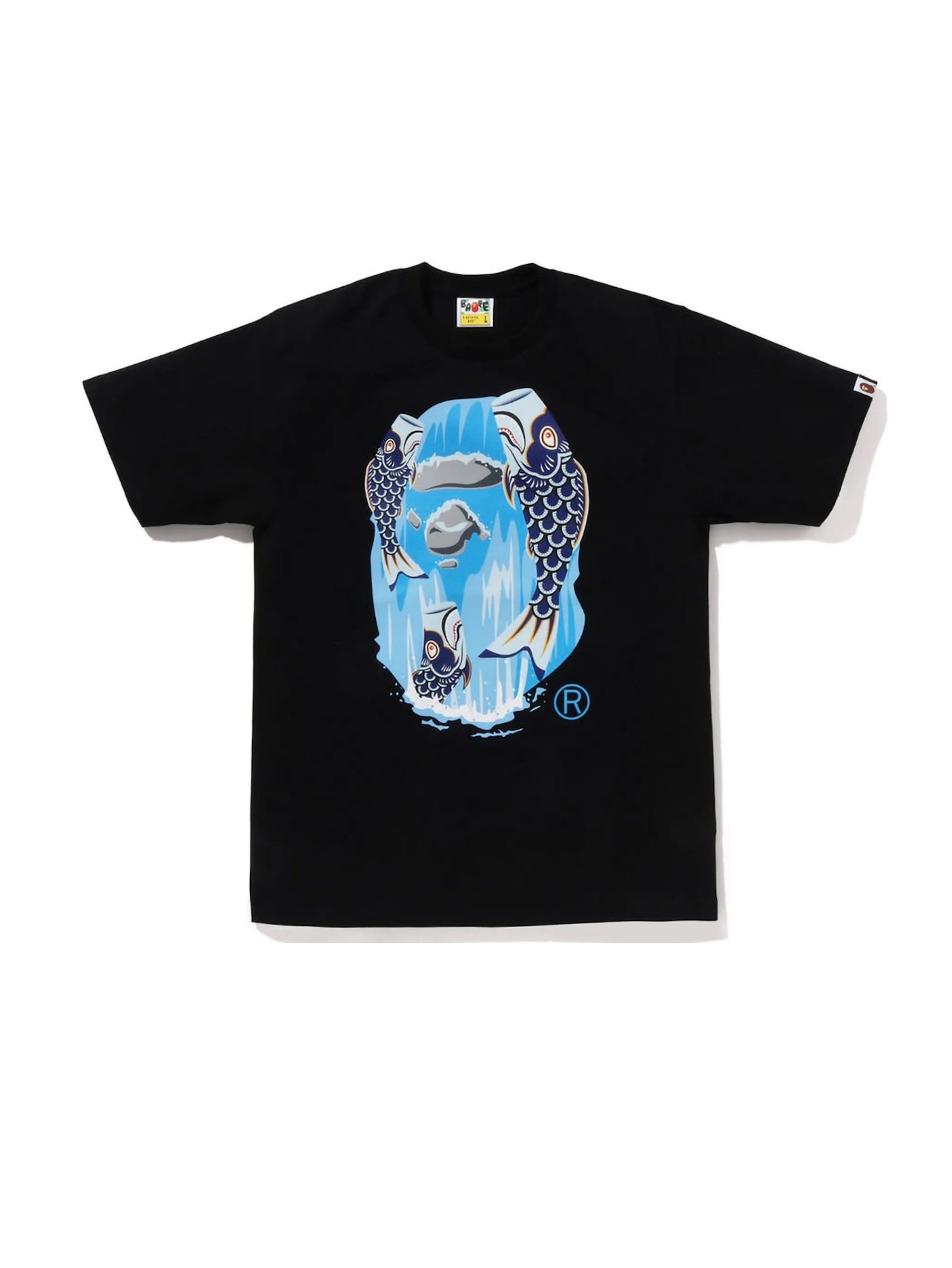 Bape Black Koi Fish Tee