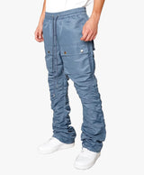 EPTM Blue Ruche Flare Pants