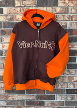 4.0 Streetwear Vier.Nul Zip Up Brown