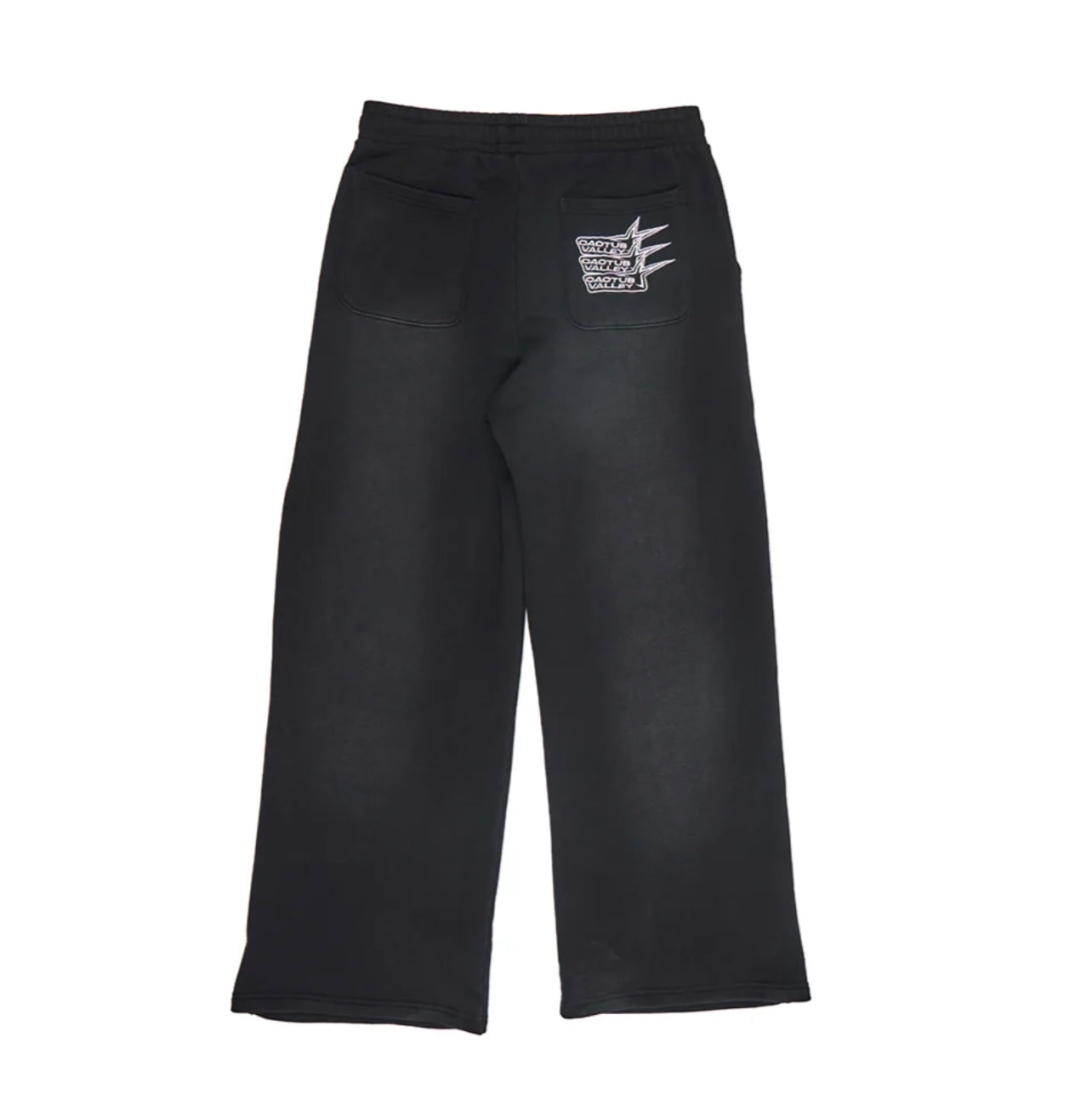Cactus Valley Rhinestone Baggy Sweatpants Black