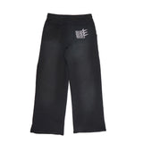 Cactus Valley Rhinestone Baggy Sweatpants Black