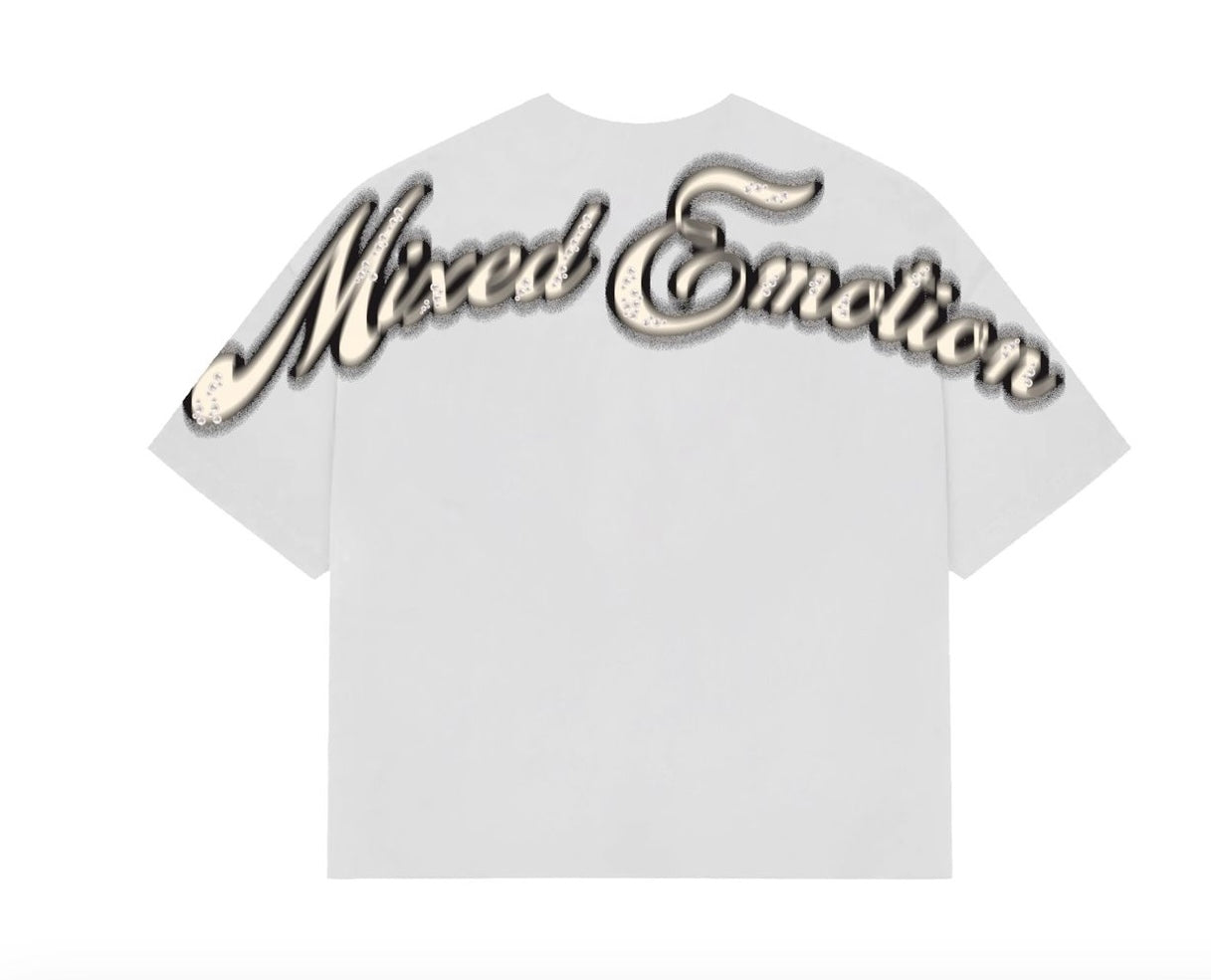 Mixed Emotions Pearl Angel Tee White