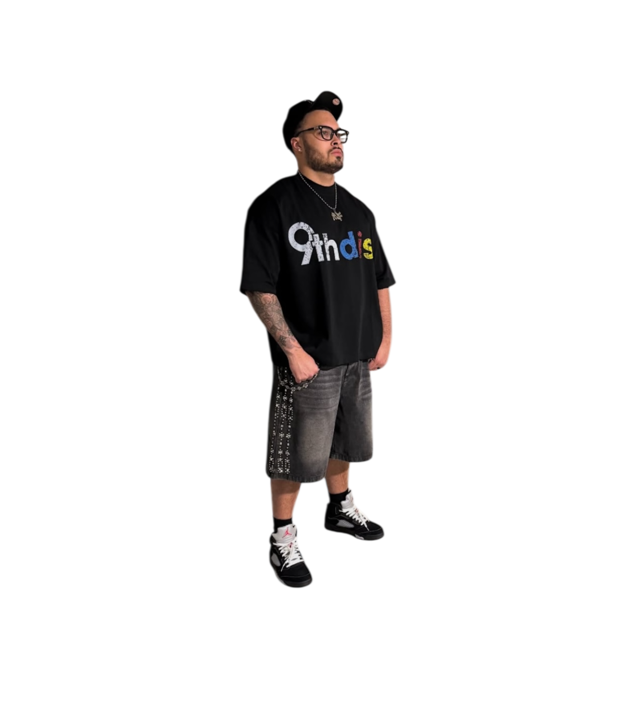 9th District Tee Black (Boxy Fit)