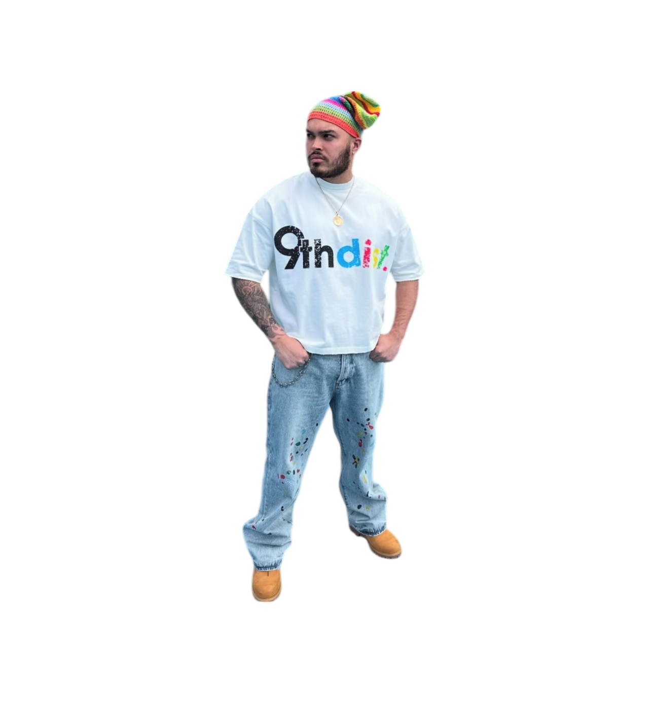 9th District Tee White (Boxy Fit)