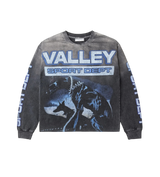 Vale Watch Dogs Longsleeve AOP Tee Black Wash