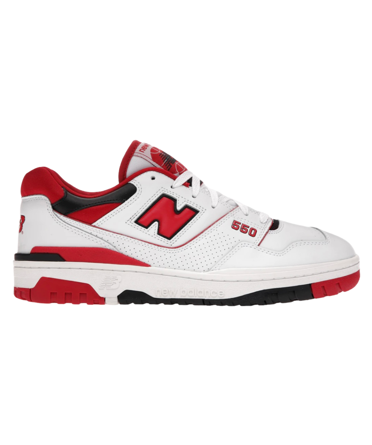NB 550 Red White Mens
