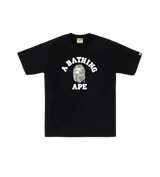 Bape Glow In The Dark Logo Black Tee