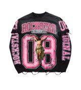 RSO Double Layer Jesus Tee Black/Pink