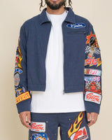 EPTM Racer Patch Workwear Jacket Navy
