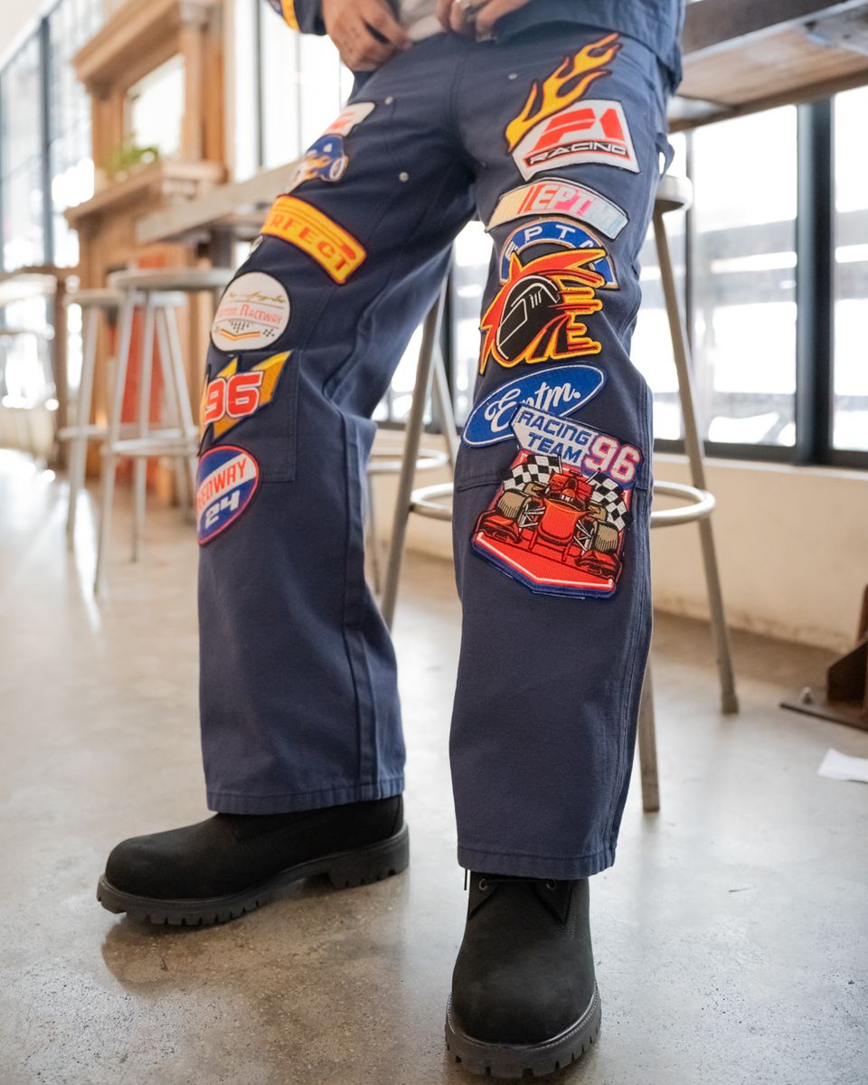 EPTM Racer Workwear Patch Pants Navy