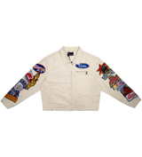 EPTM Racer Patchwork Jacket Cream