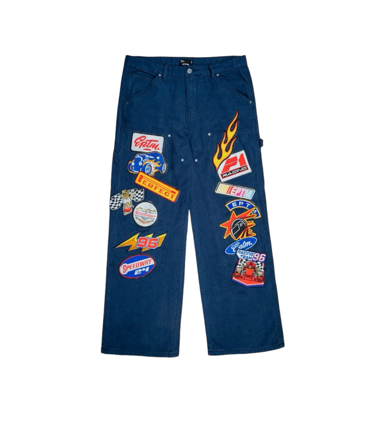 EPTM Racer Workwear Patch Pants Navy