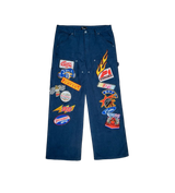 EPTM Racer Workwear Patch Pants Navy