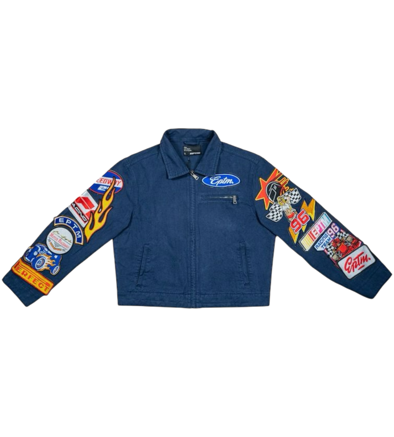 EPTM Racer Patch Workwear Jacket Navy