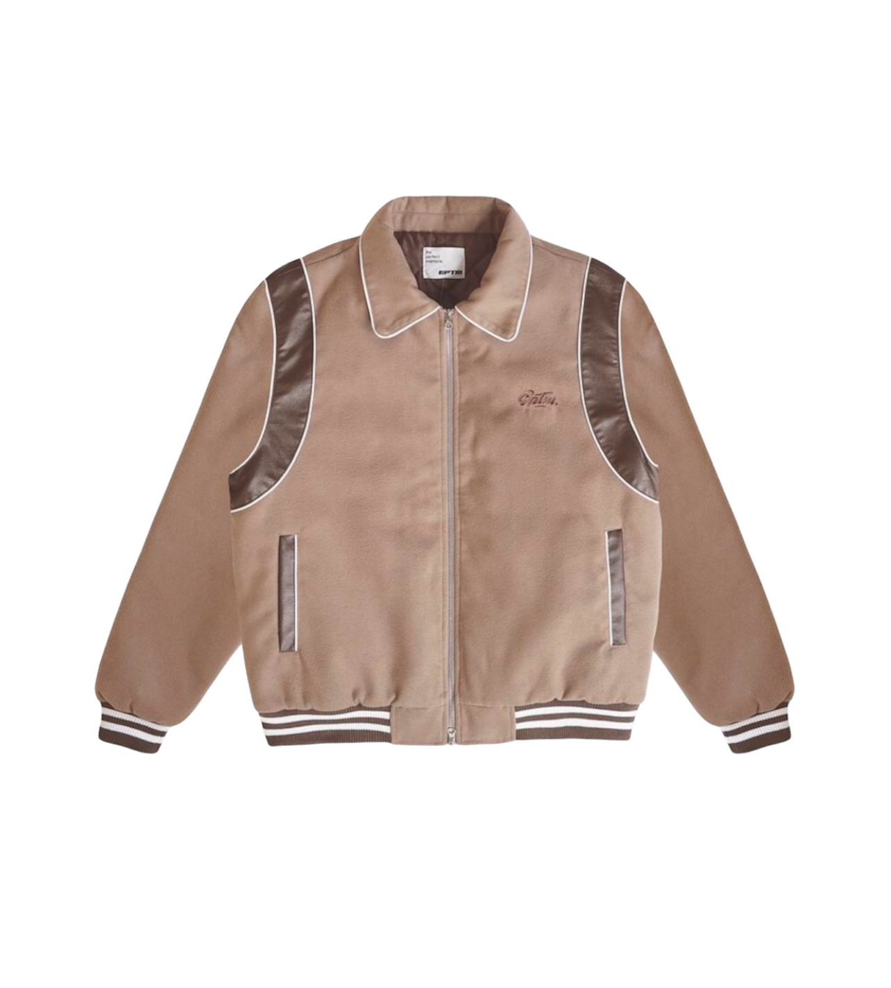 EPTM Mocha Varsity Jacket