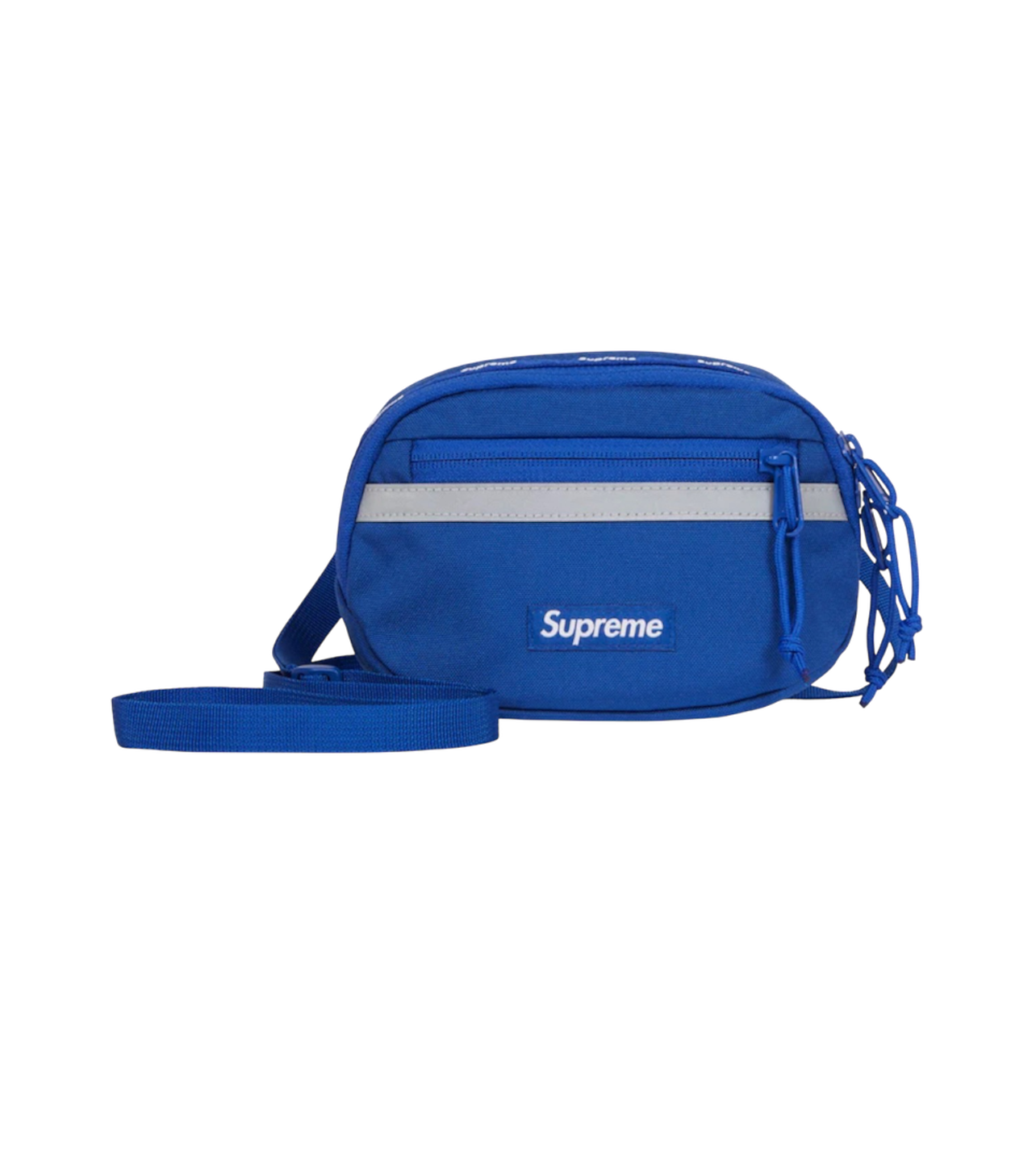 Supreme Logo Sling Bag Blue