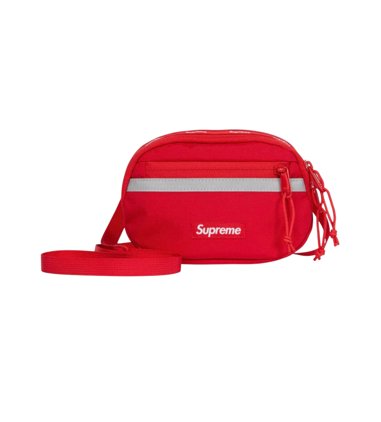 Supreme Logo Sling Bag Red