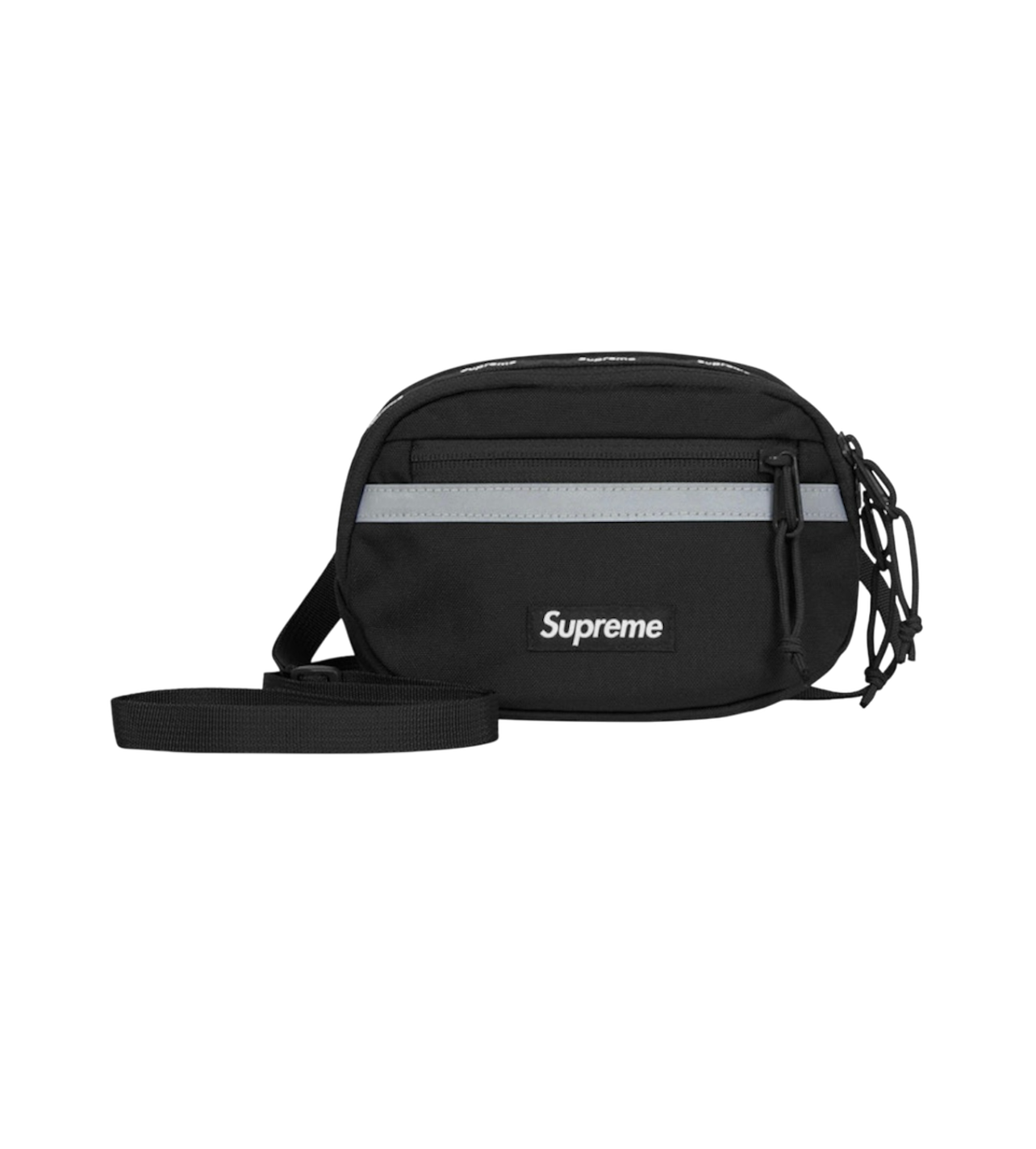 Supreme Logo Sling Bag Black