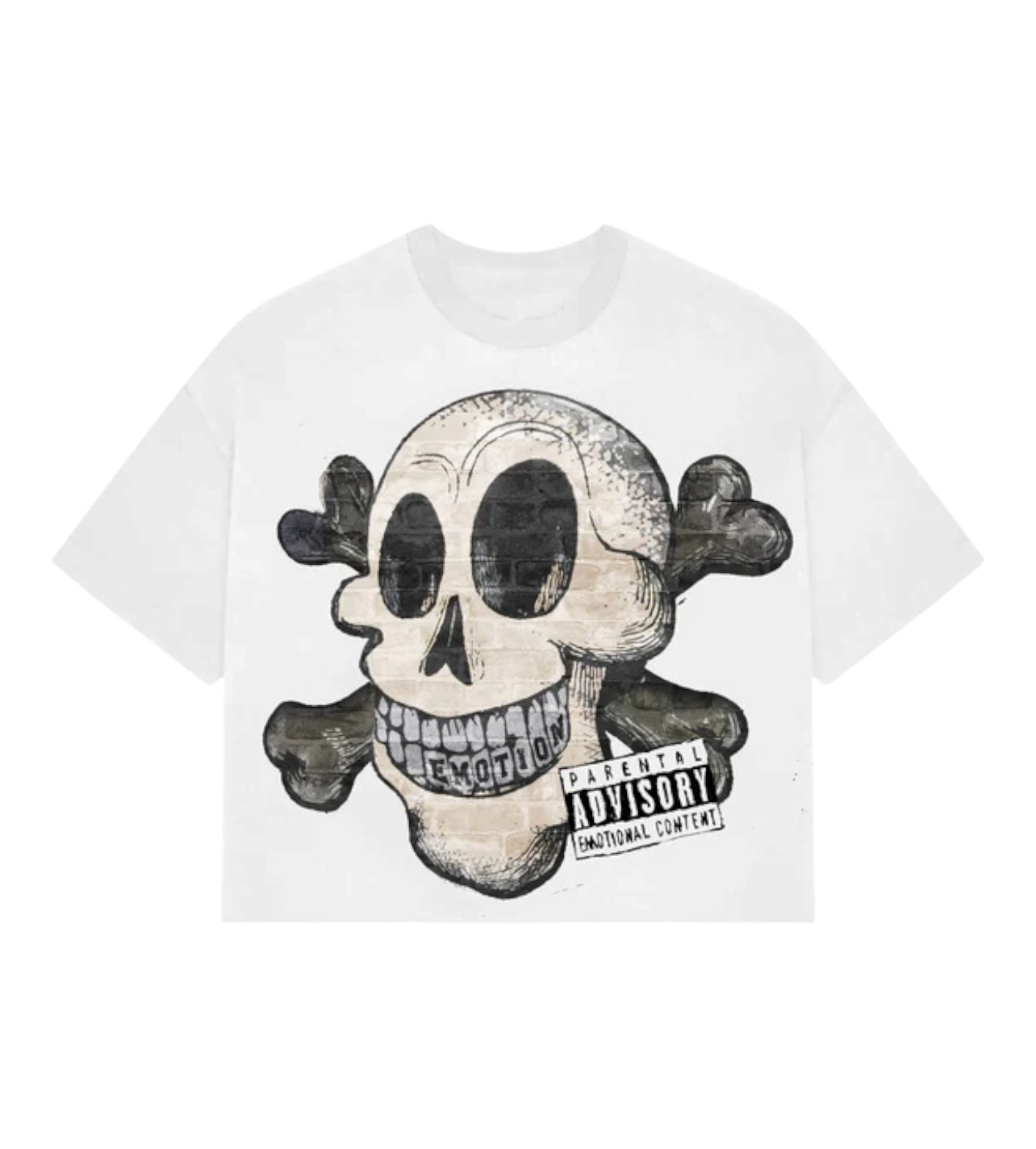 Mixed Emotions Pirate White Tee