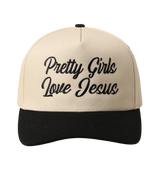 Pretty Girl Love Jesus Hat Black