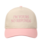No Refunds Hat Pink