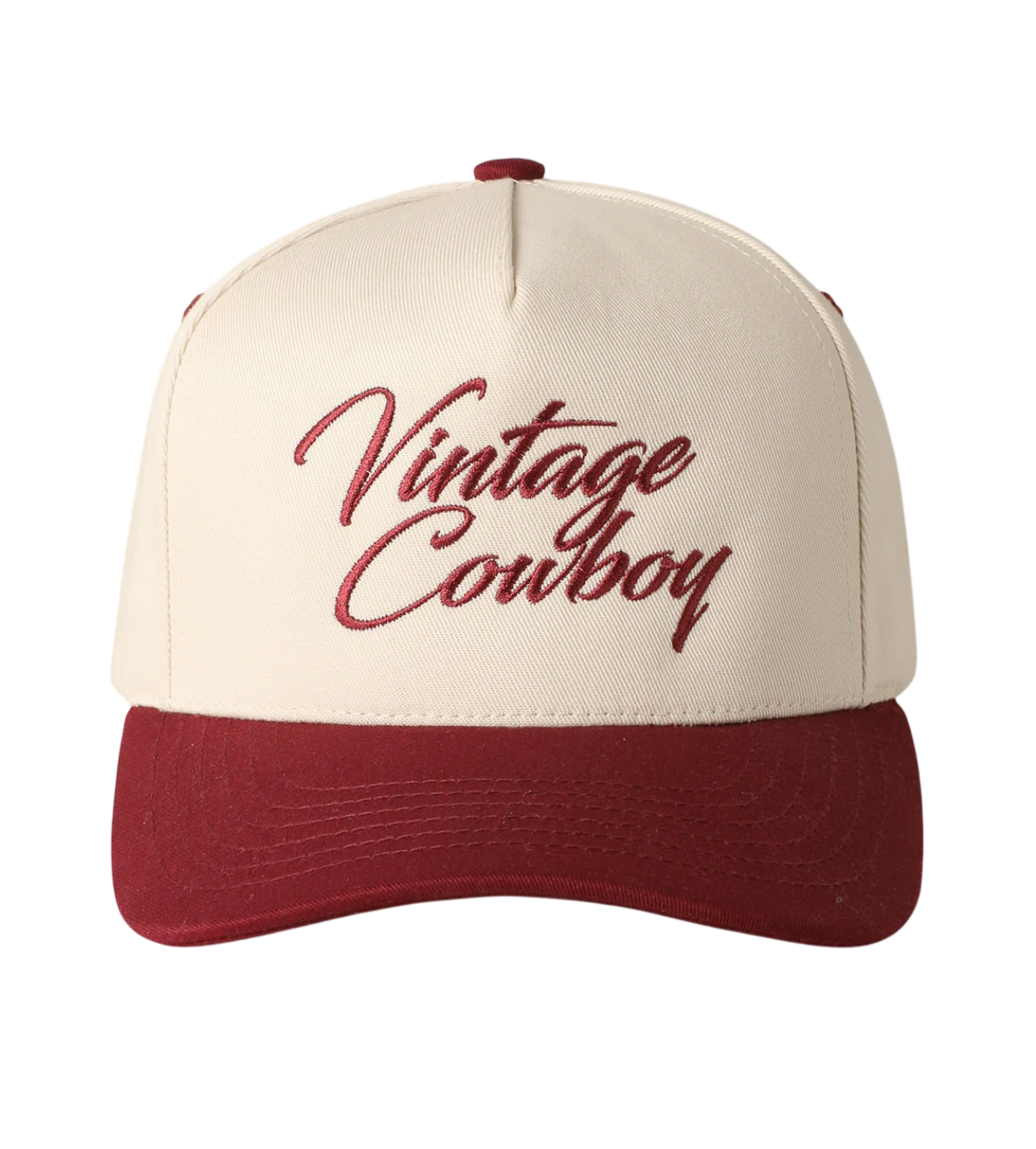 Vintage Cowboy Hat Maroon
