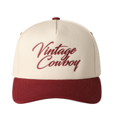 Vintage Cowboy Hat Maroon