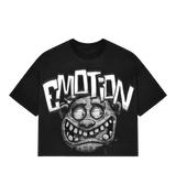 Mixed Emotions Cartoon Tee Black
