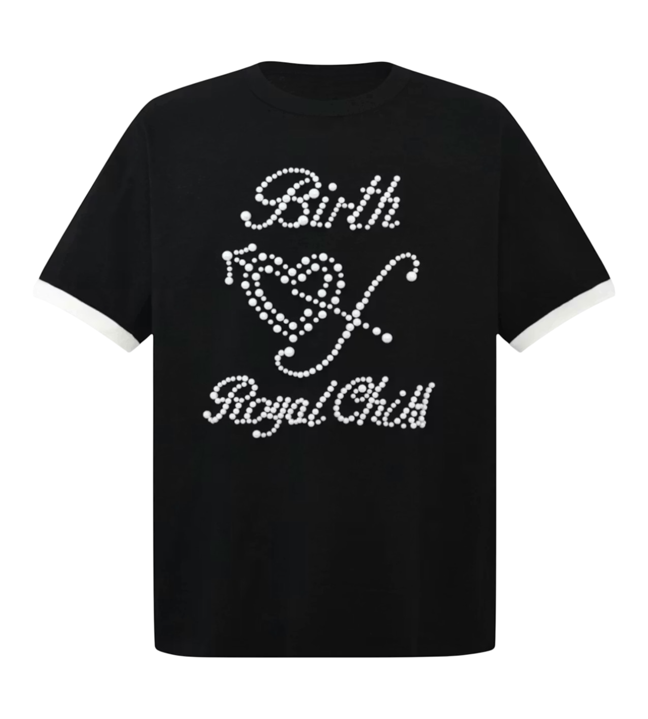Birth Of A Royal Child Pearl Tee Black (Size XL Fits Like L)