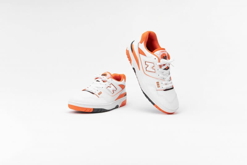 NB 550 Orange/White
