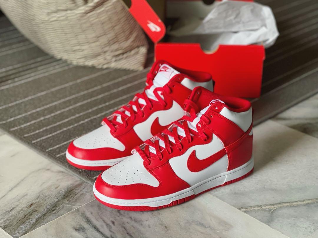 Nike Dunk High Red/White