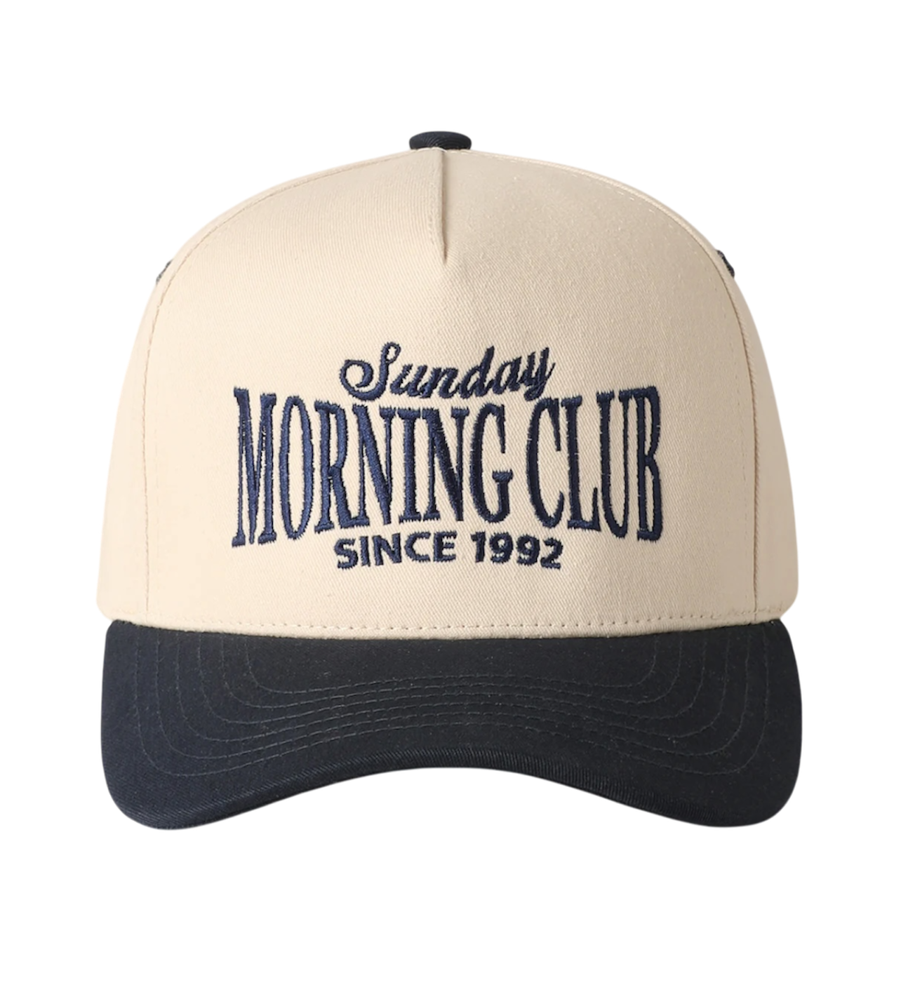 Sunday Morning Club Navy/Cream Hat