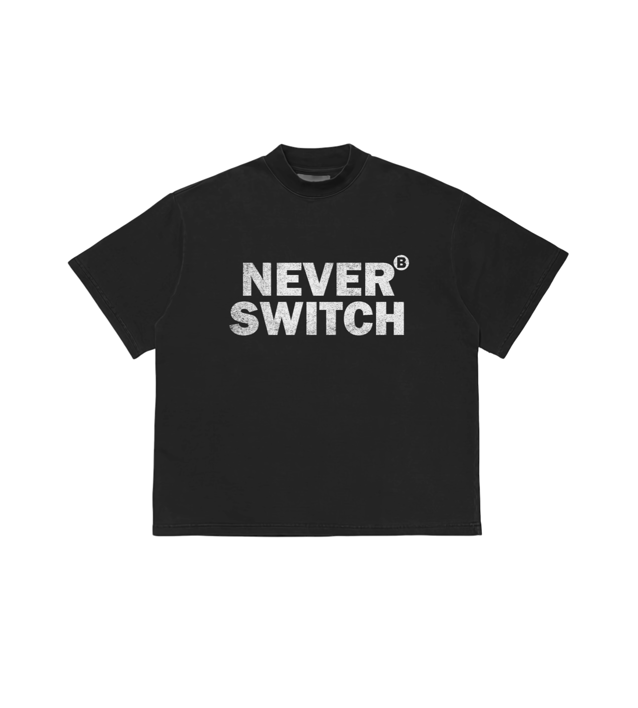Never Switch Tee Black