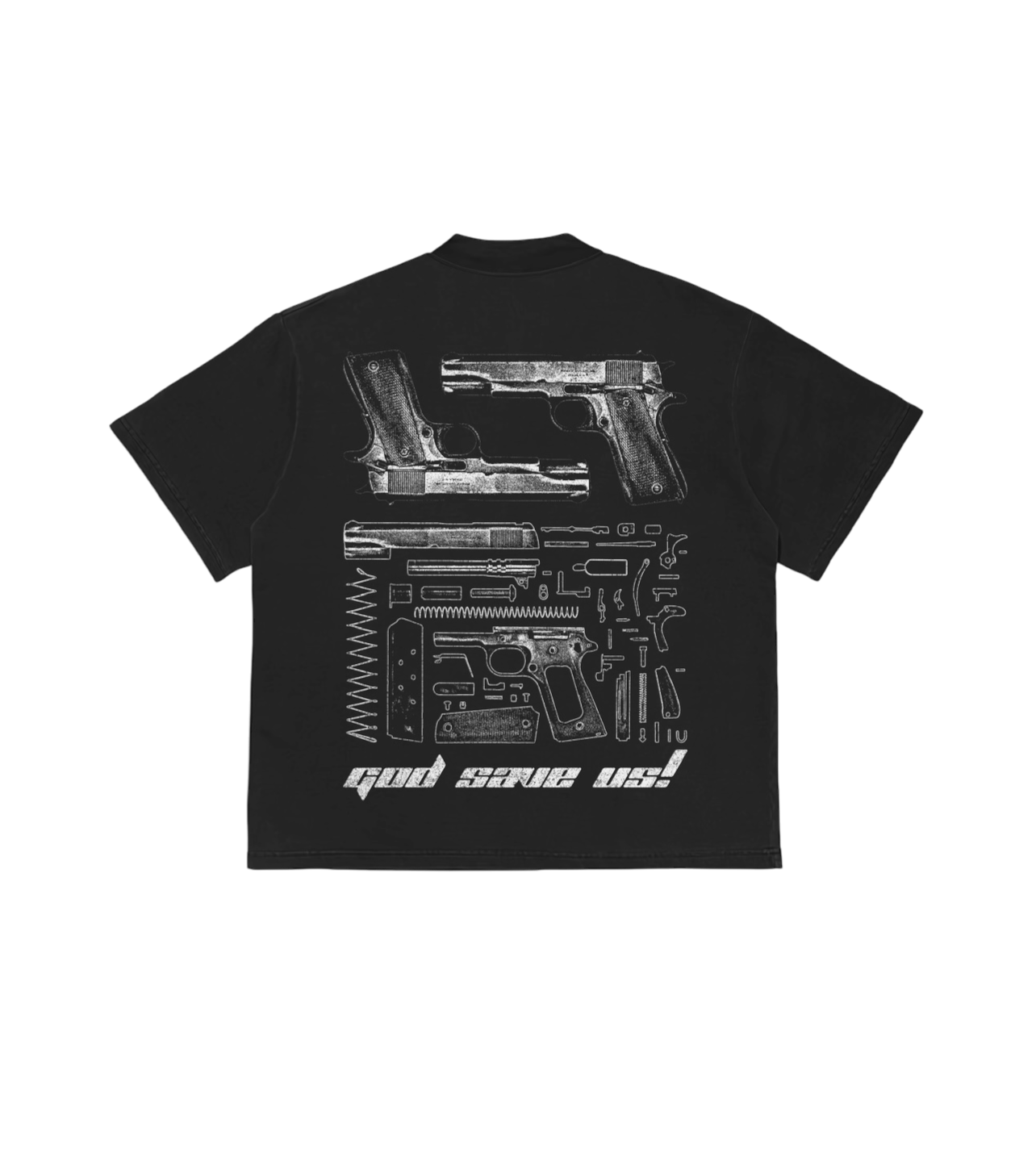 Never Switch Tee Black