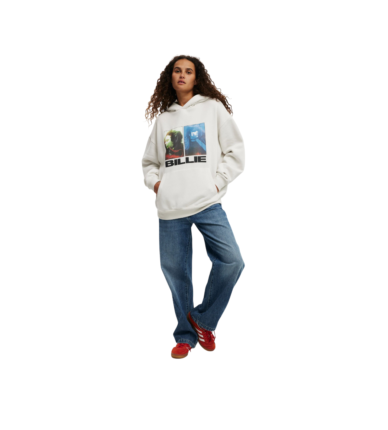 Billie White Hoodie