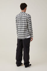 Baggy Black Ripstop Cargo Pants