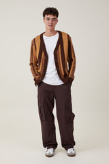 Baggy Chocolate Ripstop Cargos
