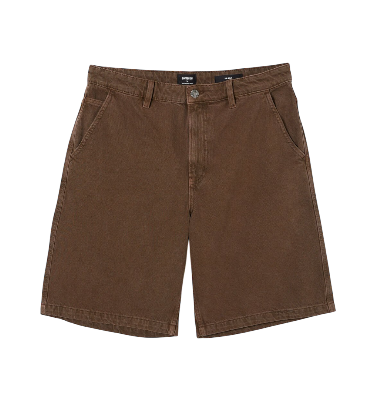 Baggy Chocolate Denim Shorts