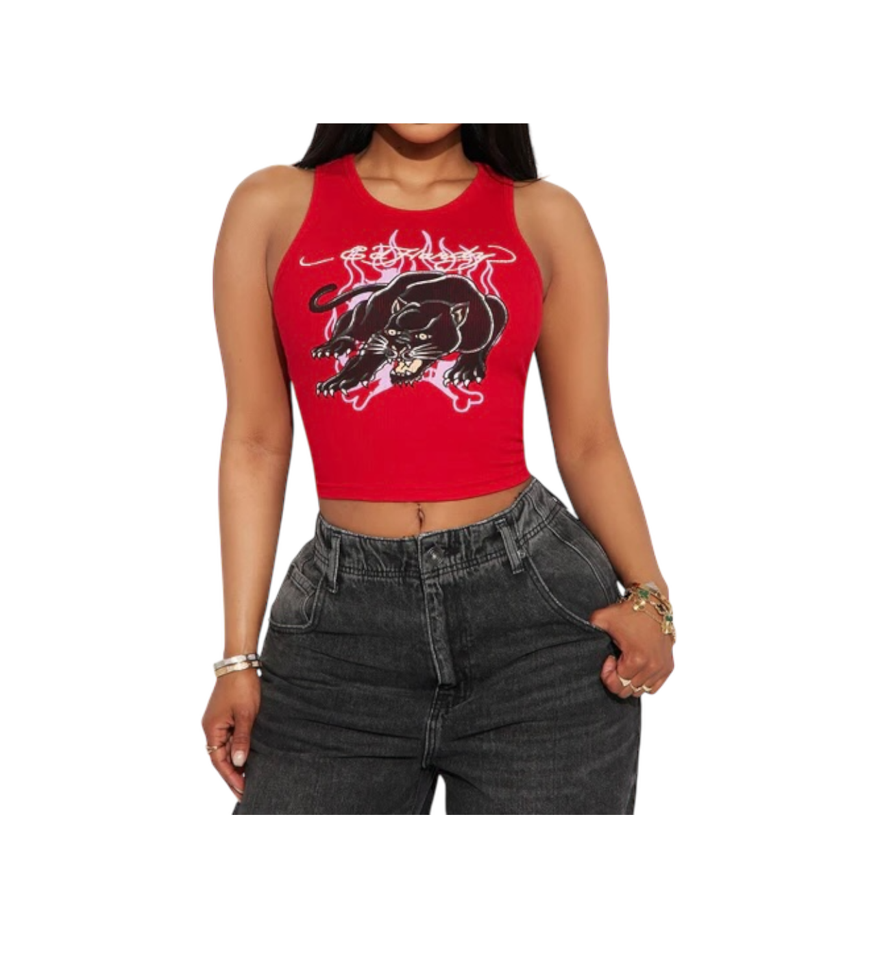 Ed Hardy Red Panther Tank