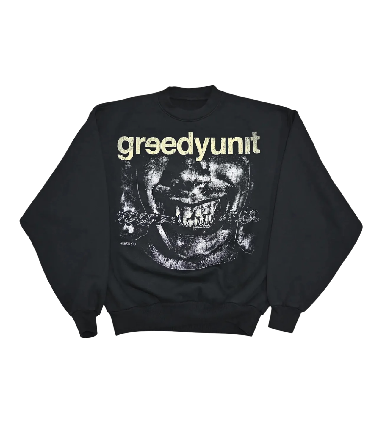 Greedy Unit Tear You 2 Pieces Crewneck Black