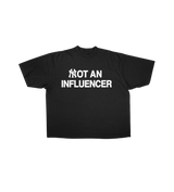 Not An Influencer NY Tee Black