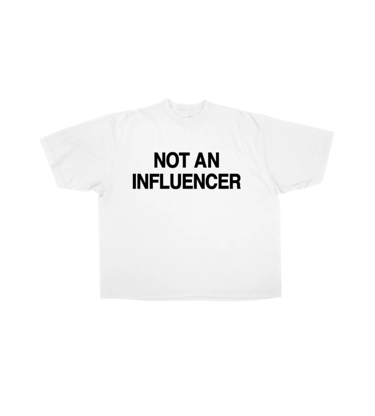 Not An Influencer White OG Tee