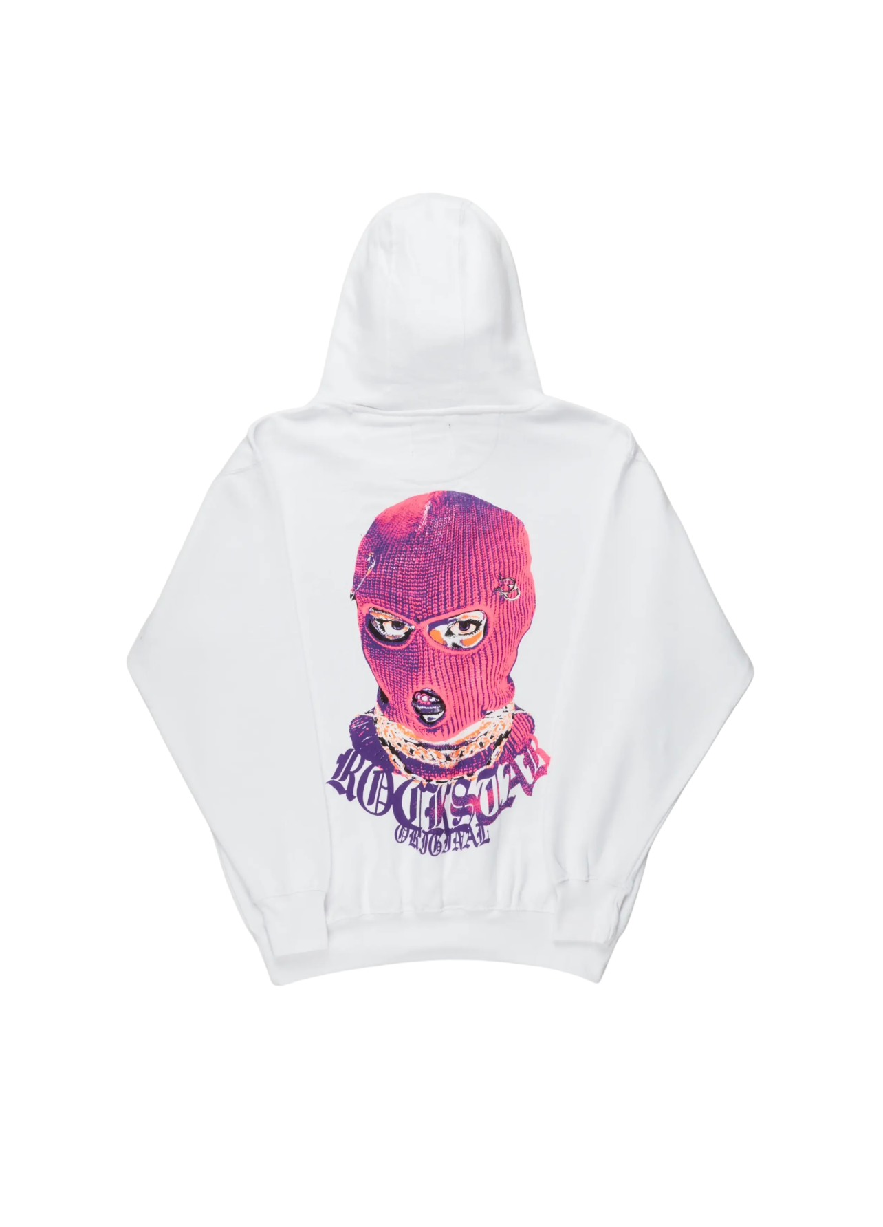 Rockstar Ski Mask Girl Hoodie Pink/Purple