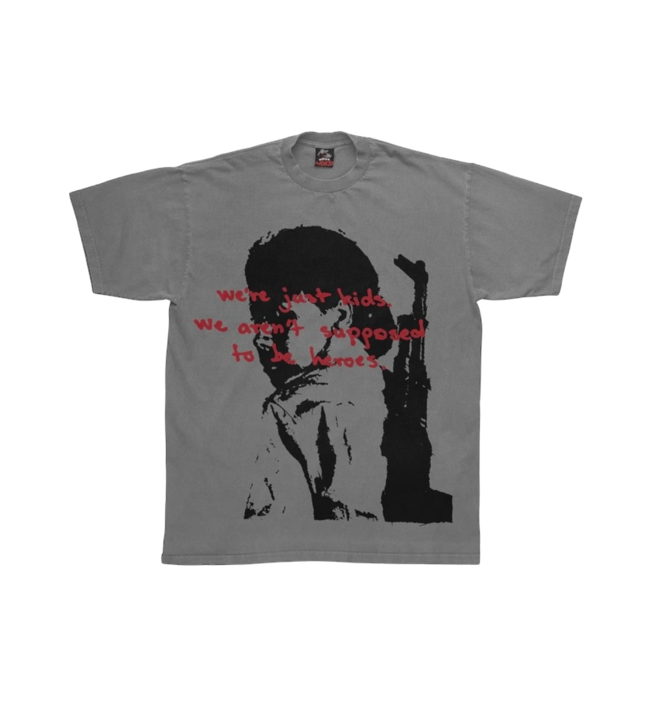 Kids At War Tee Grey
