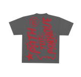 Hellstar Jesus Grey Tee