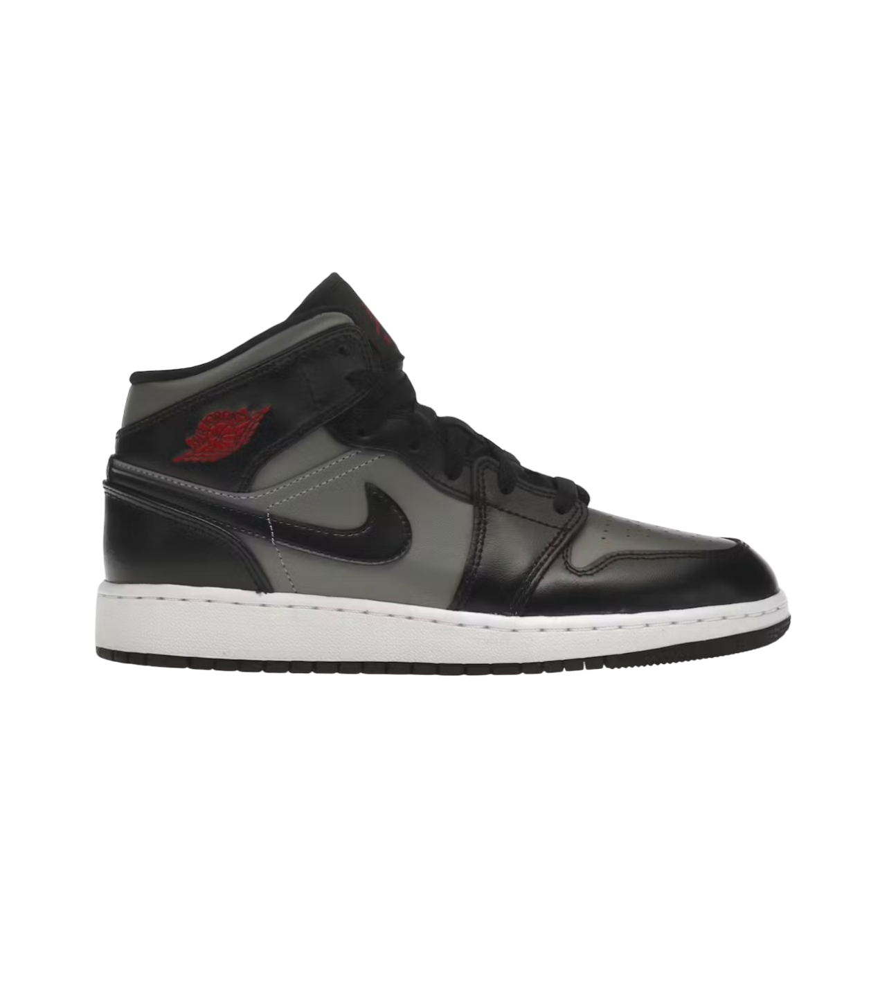 Jordan 1 Mid Black/Red