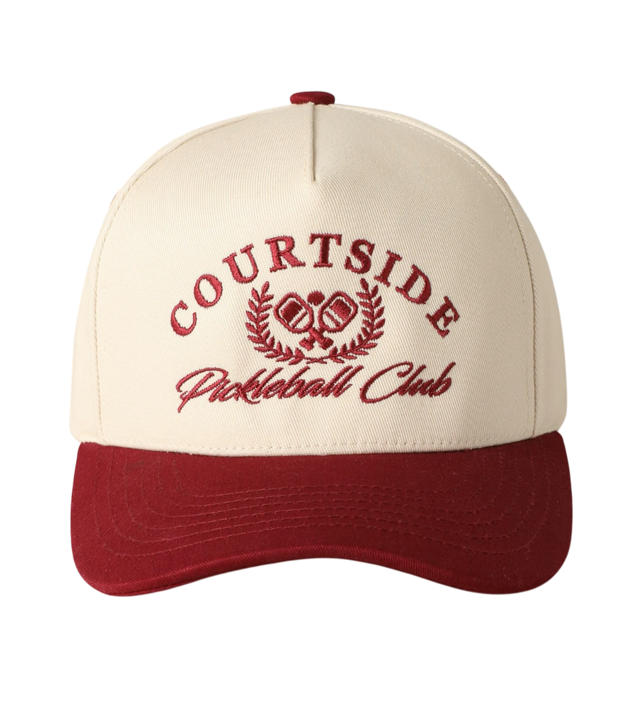 Courtside Hat Burgandy