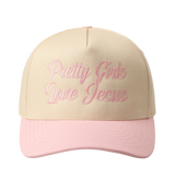 Pretty Girls Love Jesus Hat Light Pink