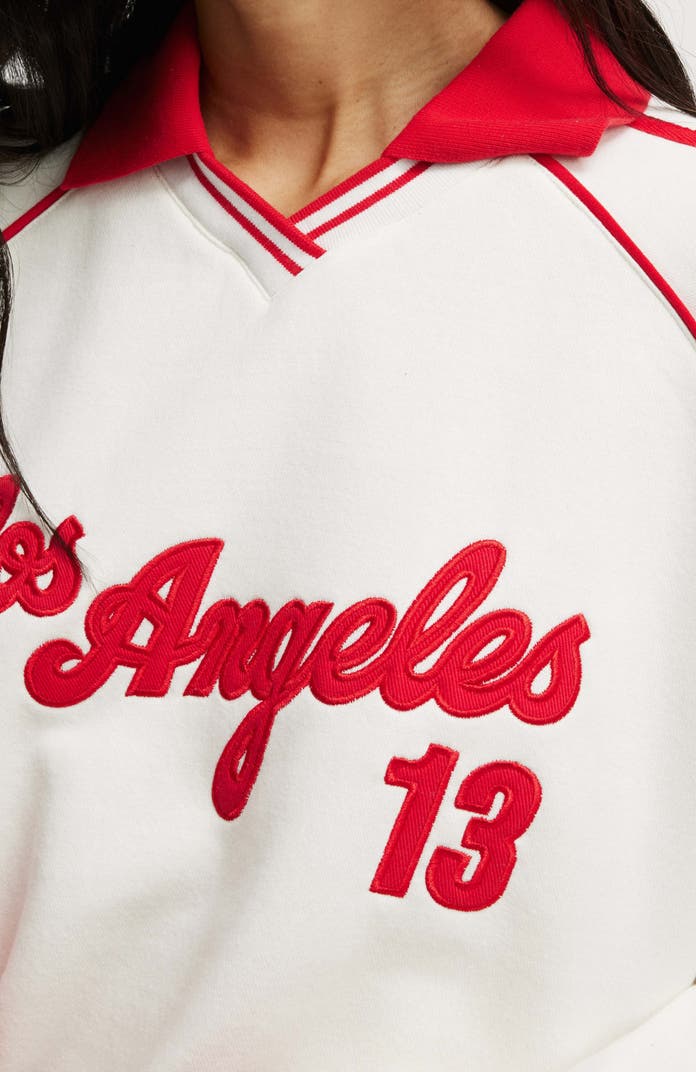 Los Angeles Sport Polo Red/White