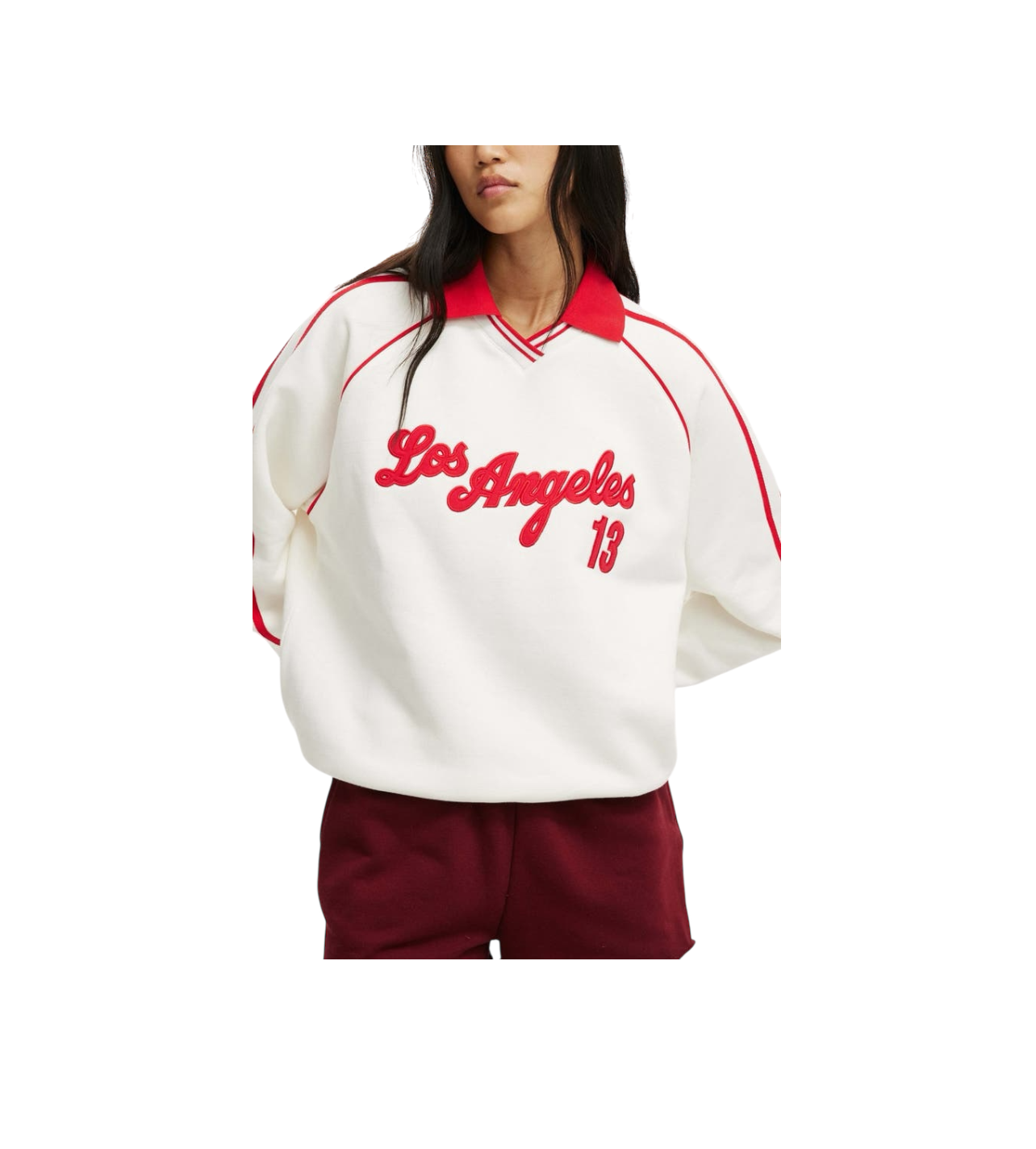 Los Angeles Sport Polo Red/White
